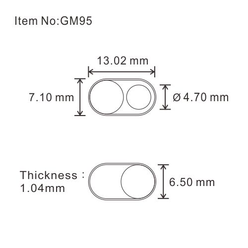 GM95  Webcam Privacy Cover For Laptops,Tablet PC,Mobile phone